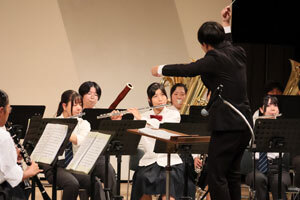 加古川南高校と農業高校の演奏