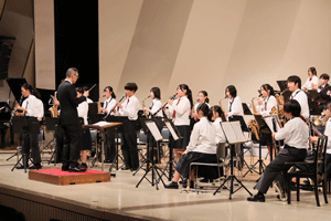 加古川南高校と農業高校の演奏