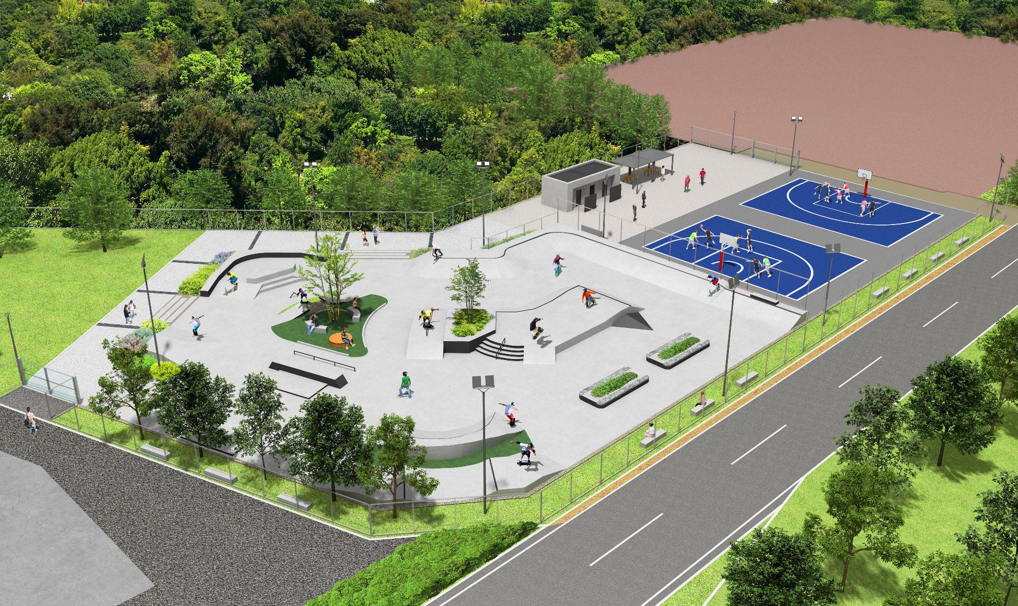 日岡山公園ニュースポーツゾーン