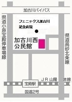 加古川西公民館(米田町平津384番地の2)周辺の地図