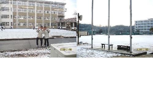 積雪1月9日朝