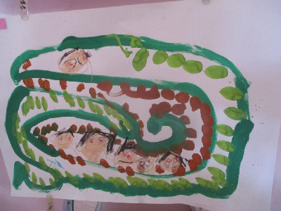 フウセンカズラの絵を描いたよ