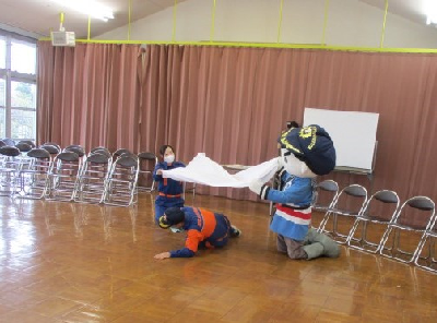 避難訓練のお手本