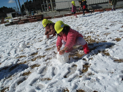 雪だるまづくり