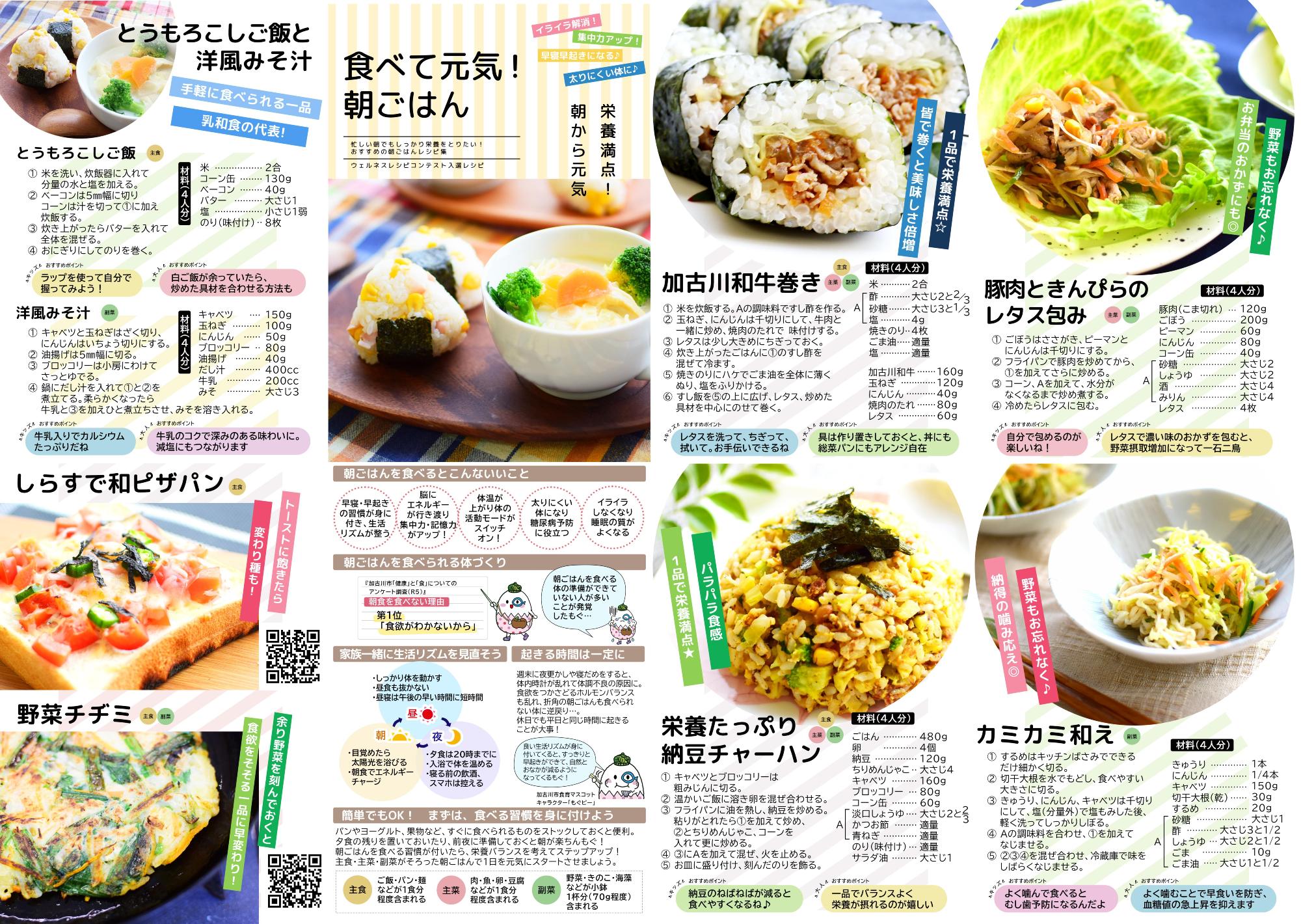 食べて元気!朝ごはん