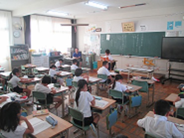 3年生の教室の様子