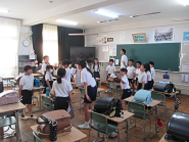 4年生の教室の様子