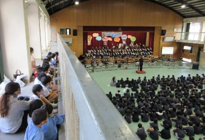 小学校校内音楽会です