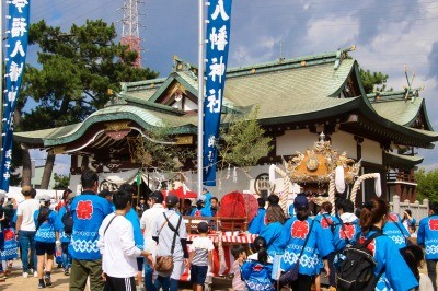 宮入りしたようす