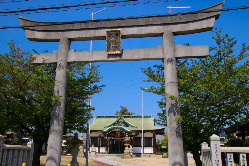 今福八幡神社の鳥居