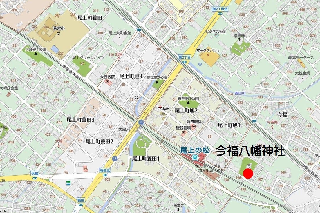 今福は十万神社MAP