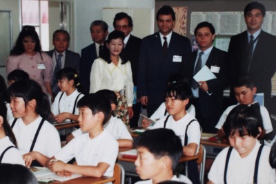マリンガ市長学校訪問