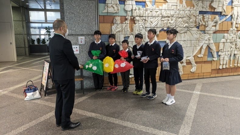 義援金受け取り