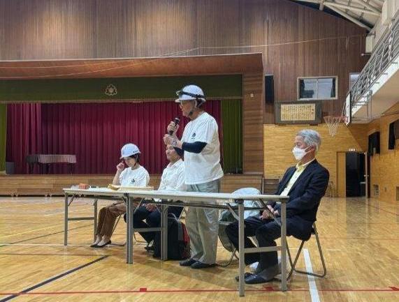 養田南防災団による講評