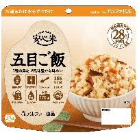 アルファ化米の五目御飯の写真