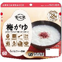 アルファ化米の梅がゆの写真