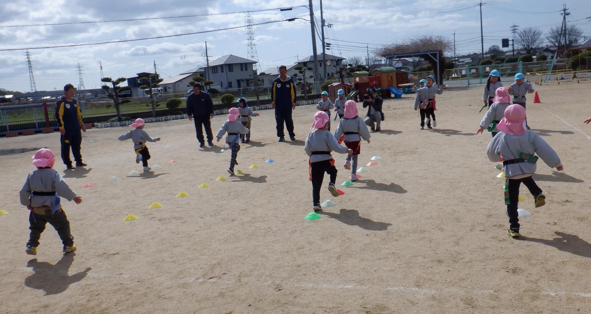 ラグビー教室年中