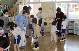 ふれあい遊びをしたよ