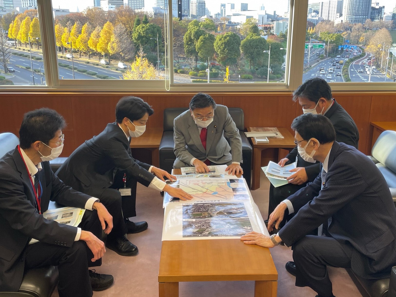 水田川改修促進期成同盟会要望