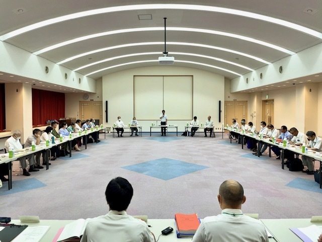 防災会議の様子