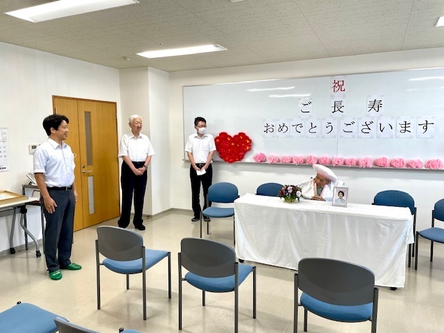 表敬訪問の様子