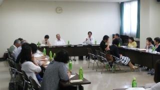障がい者団体との懇談の様子