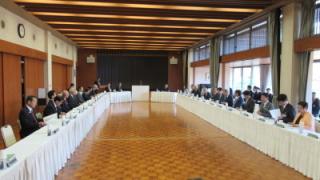 兵庫県市長会総会の様子