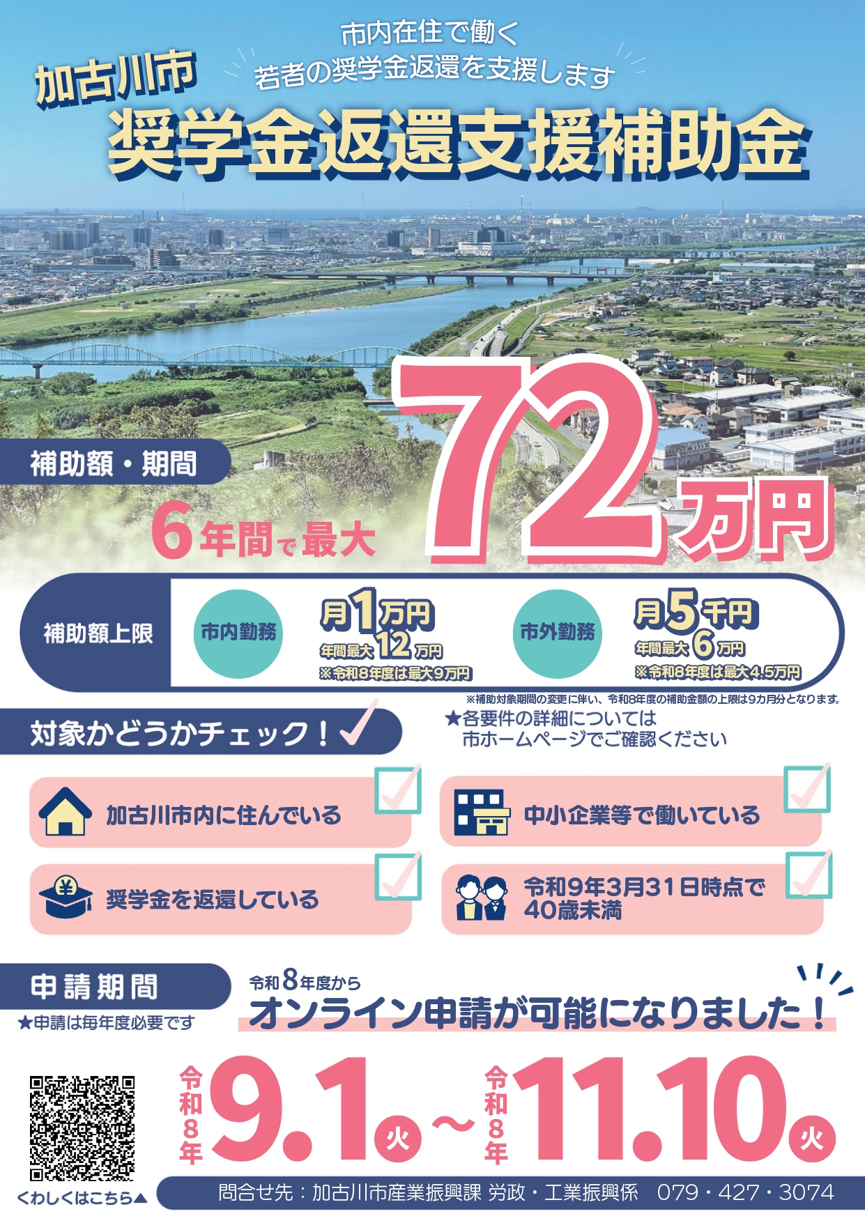 奨学金変換支援補助金チラシ