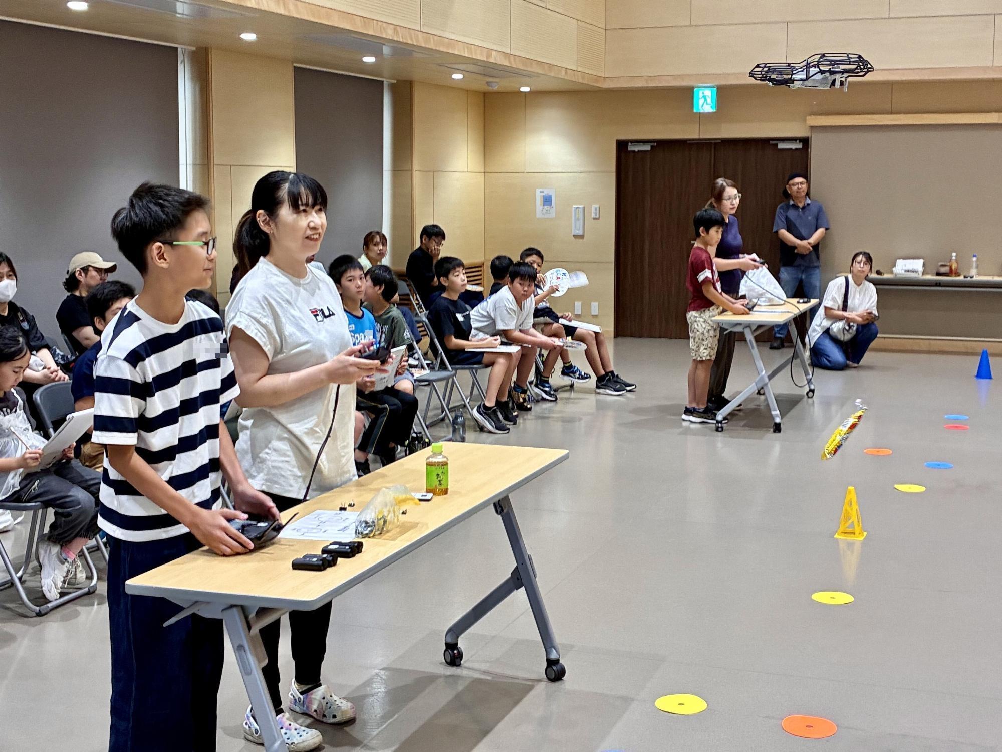 ドローン教室の様子
