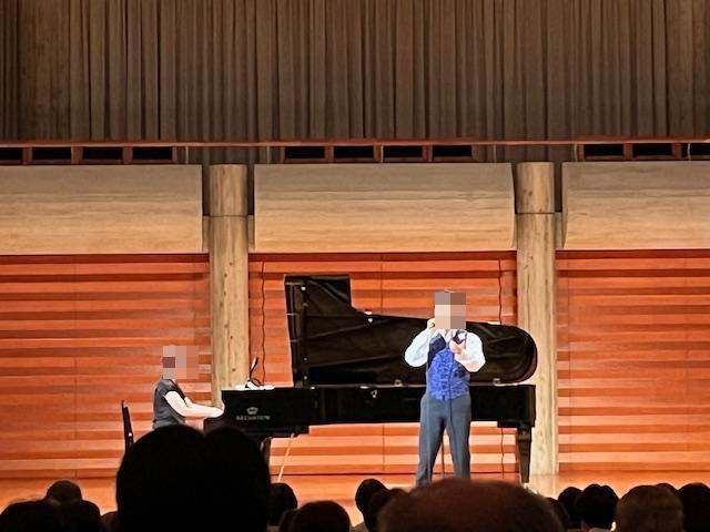 紫陽花コンサートのようす