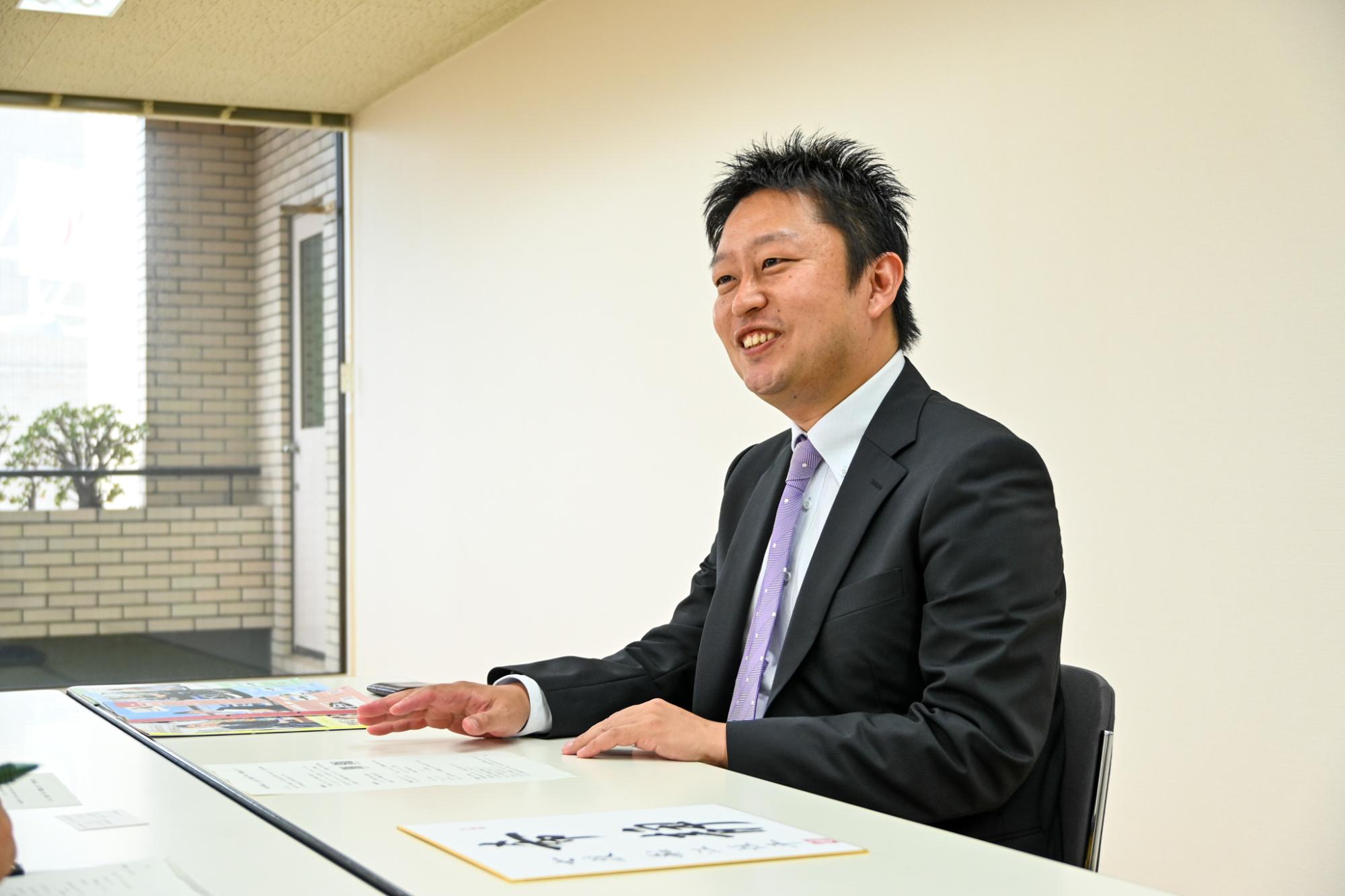 取材を受ける船江さん