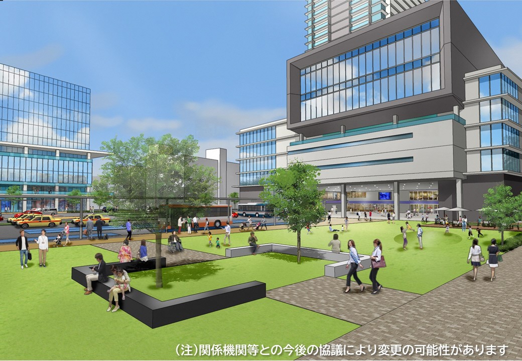 加古川駅南広場からのイメージ