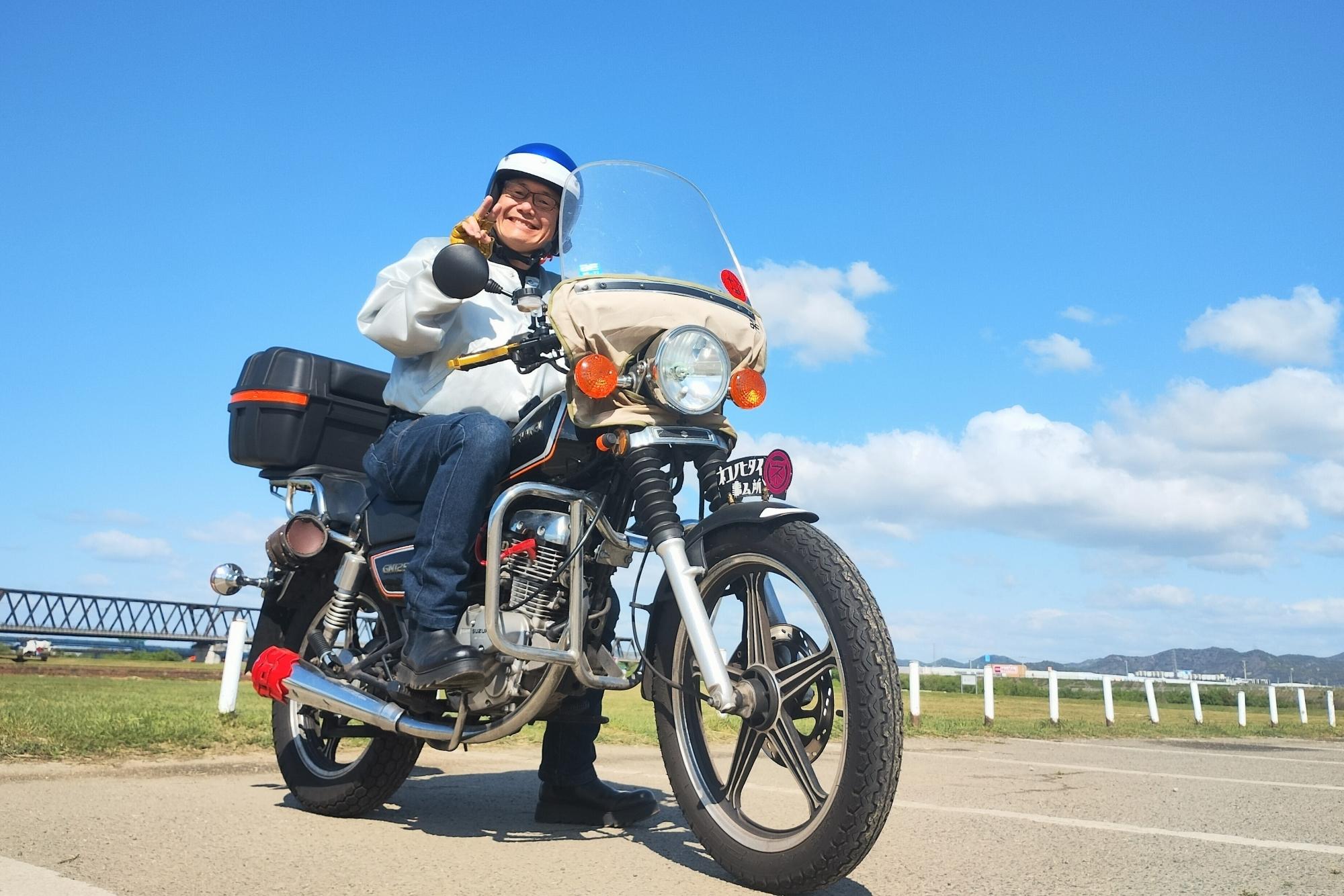 加古川市で趣味のバイクを楽しむスパイシーさん