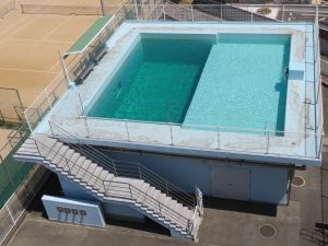 防火水槽兼水難救助訓練場