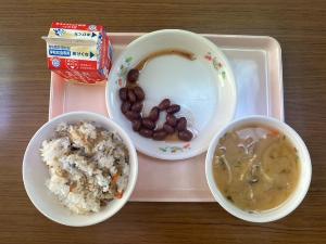 10月1日の給食写真