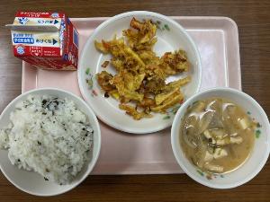 11月1日の給食写真