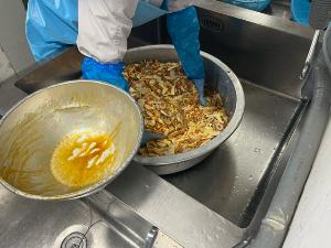 納豆いりかきあげ