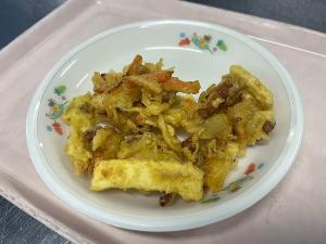 納豆いりかきあげ