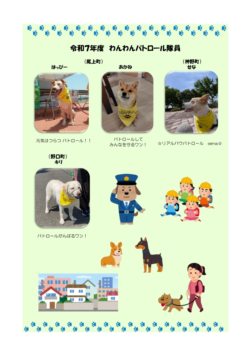 パトロール隊員紹介