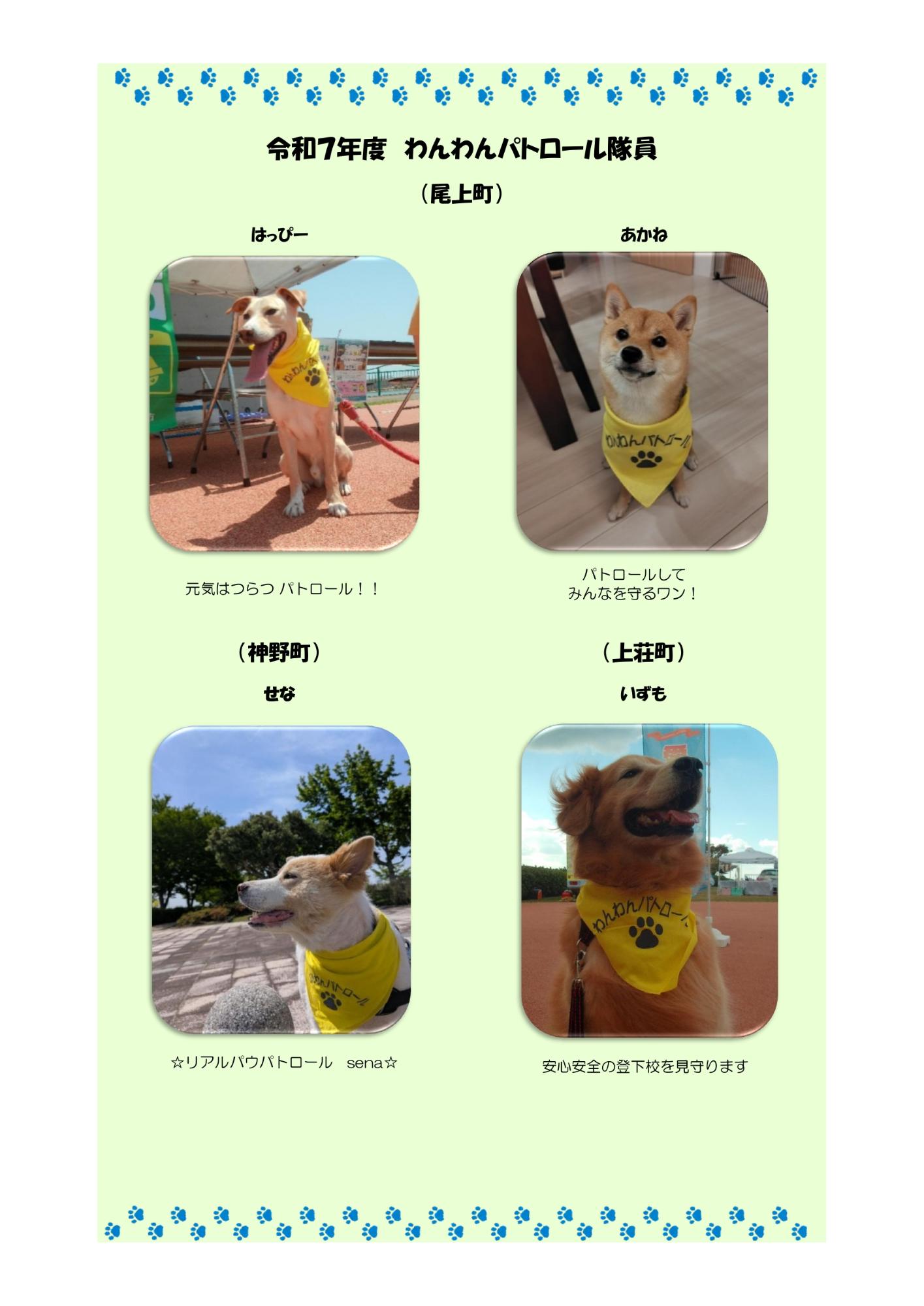 パトロール隊員紹介