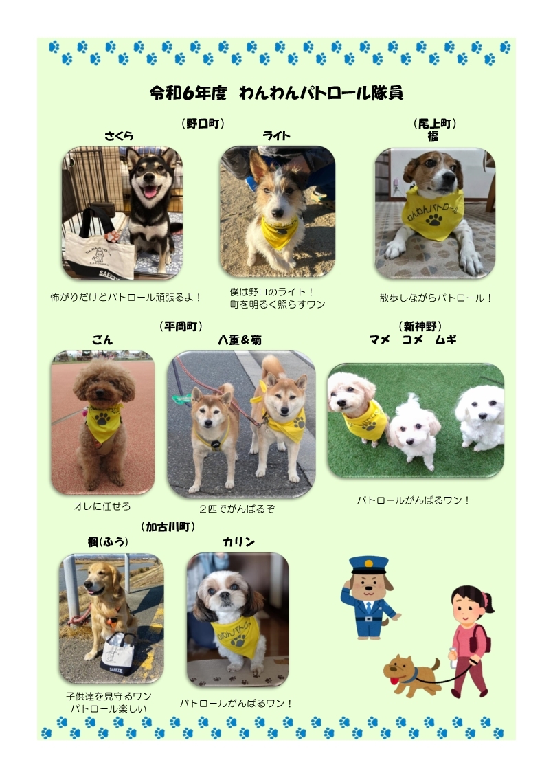 パトロール隊員紹介
