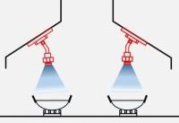 自動消火装置のイラスト