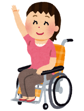 車いすの女性