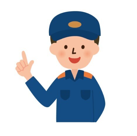 イラスト(消防士)