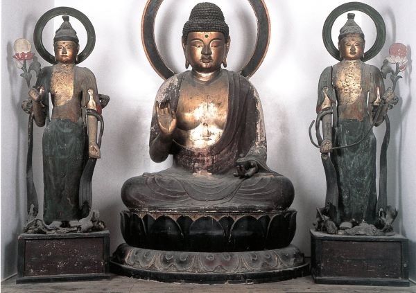仏性寺薬師如来坐像及び両脇侍像