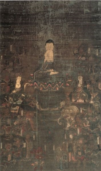報恩寺釈迦三尊十六善神像