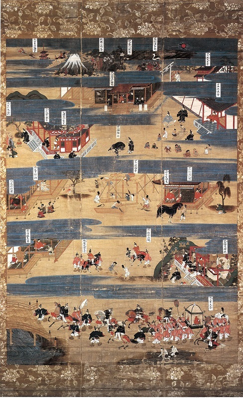 鶴林寺聖徳太子絵伝三幅画第二幅