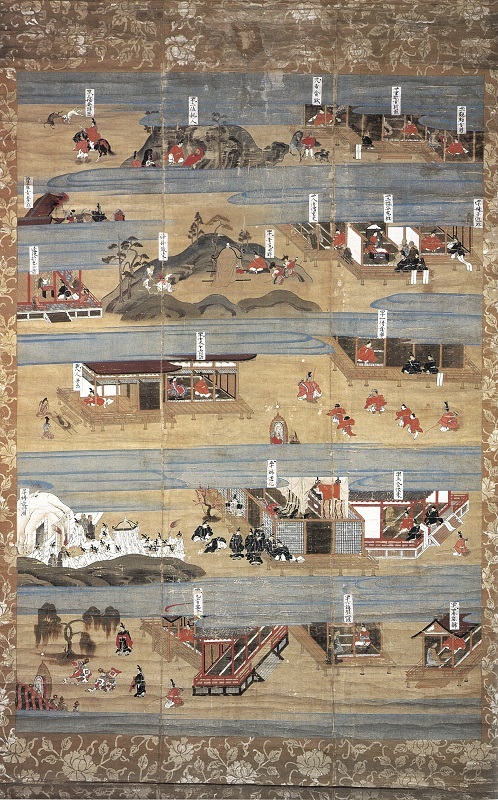 鶴林寺聖徳太子絵伝三幅画第三幅