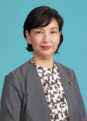 かこがわ未来の会で議席番号14の藤原みつえの写真