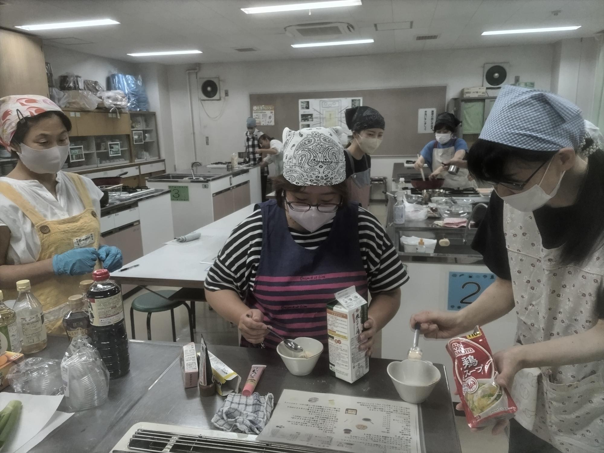 夜の料理教室1